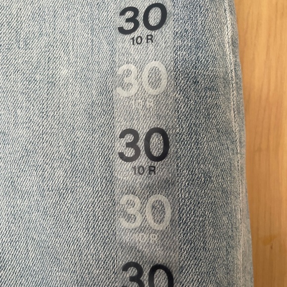 GAP NWT  70’s Flare High Rise, blue jeans, size 30/10R - Picture 5 of 6